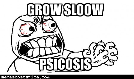 GROW SLOOW ,,, INSANO